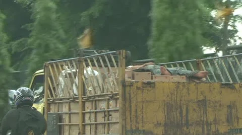 Jakarta traffic Stock Footage 11235436