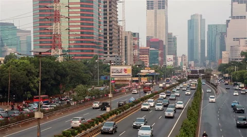 Jakarta traffic Vidéo 53060909