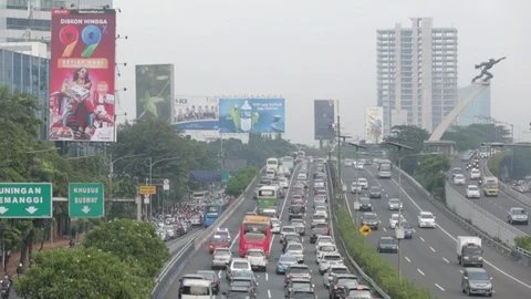 Jakarta Traffic Stock Footage 116529820
