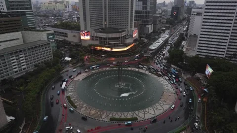 Jakarta traffic Stock Footage 260889635