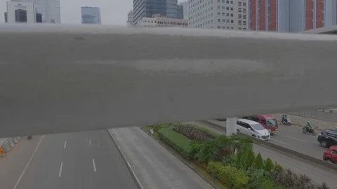 Jakarta traffic in rush hour Stock Footage 129804443