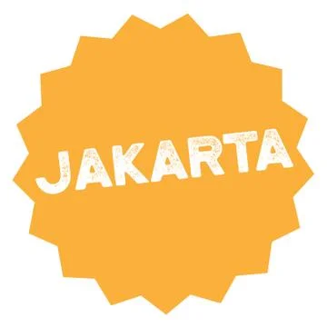 Jakarta	 typographic stamp 스톡 일러스트