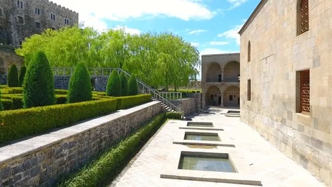 Jakeli Castle medieval castle complex in Akhaltsikhe, Rabati Castle, Georgia Stock-Footage 105500368