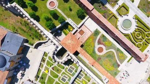 Jakeli Castle medieval castle complex in Akhaltsikhe, Rabati Castle, Georgia Vídeo Stock 105500818