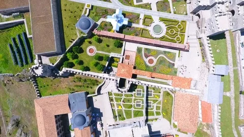 Jakeli Castle medieval castle complex in Akhaltsikhe, Rabati Castle, Georgia Vídeo Stock 105500830