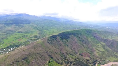 Jakeli Castle medieval castle complex in Akhaltsikhe, Rabati Castle, Georgia Stock Footage 105500941