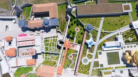 Jakeli Castle medieval castle complex in Akhaltsikhe, Rabati Castle, Georgia 库存影片 105501136