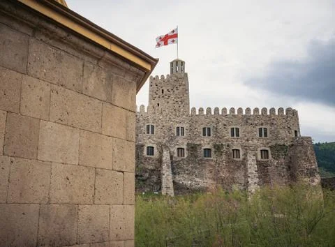 Jakeli Castle medieval castle complex in Akhaltsikhe, Rabati Castle, Georgia Stock Photos