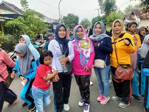 Jalan Sehat 스톡 사진