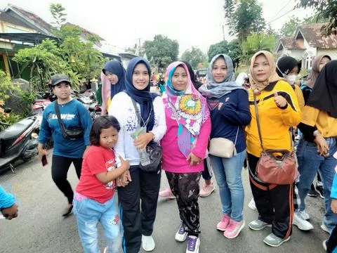 Jalan Sehat 스톡 사진