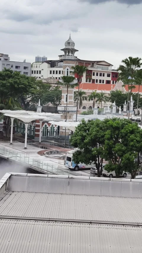Jalan Tun H.S. Lee, Kuala Lumpur November 23rd 2025 Masjid Al-Bukhary Stock Footage 322153697