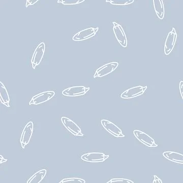 Jalapeno pepper line seamless pattern Stock Illustration