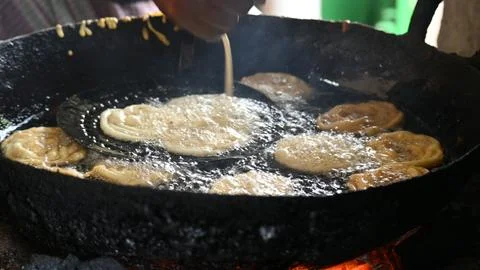 Jalebi making. Stock Photos