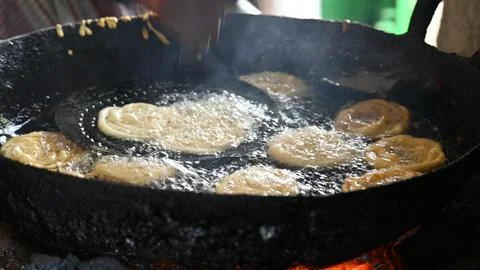 Jalebi making. Stock Photos