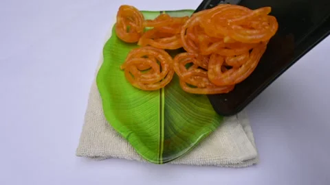 Jalebi sweets. Stock Footage 288957688