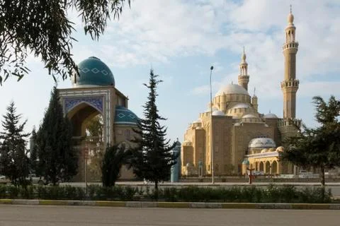 Jalil khayat mosque in erbil  iraq Stock Photos