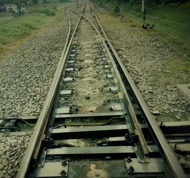 JALUR KERETA API Stockfoto's