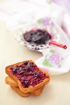 Jam for breakfast. Stock Photos