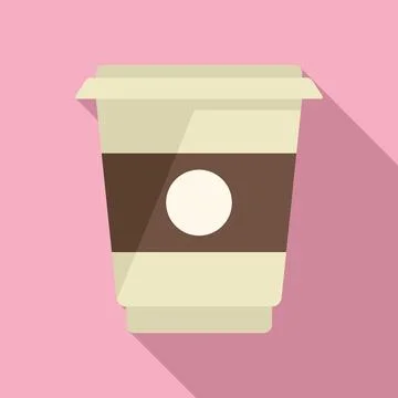 Jam cocoa cream icon flat vector. Paste jar イラスト素材