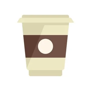 Jam cocoa cream icon flat vector. Paste jar 스톡 일러스트