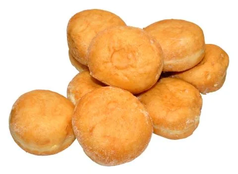 Jam Filled Doughnuts Stock Photos