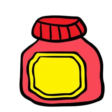 Jam jar Stock Illustration