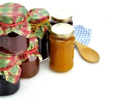 Jam in the jars Stock-Fotos