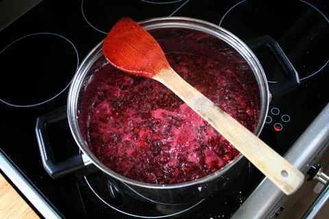 Jam making Stock Photos