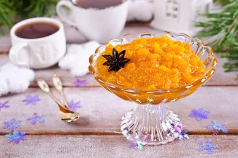 Jam of oranges Stock Photos