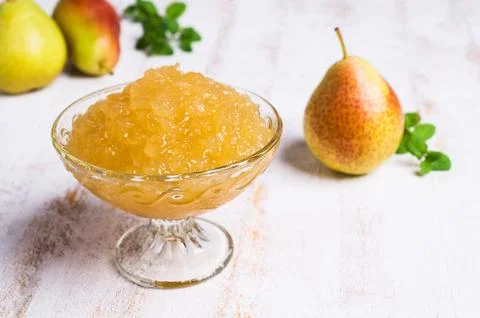 Jam from pears Stock-Fotos