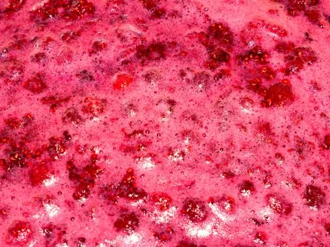 Jam raspberry. Foto stock
