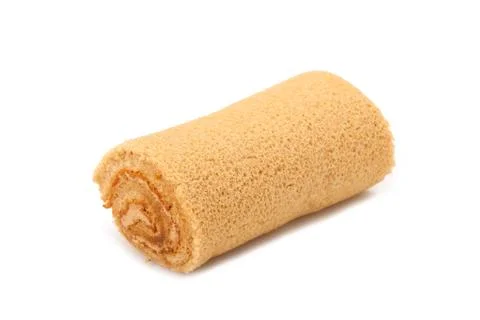 Jam roll cake Stock Photos