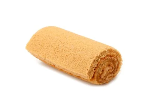 Jam roll cake Stock Photos