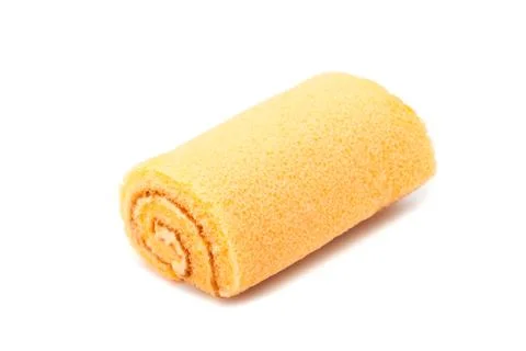 Jam roll cake Stock Photos