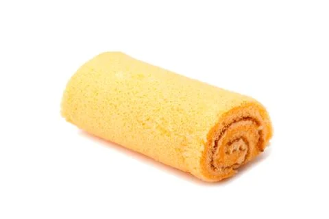 Jam roll cake Stock Photos