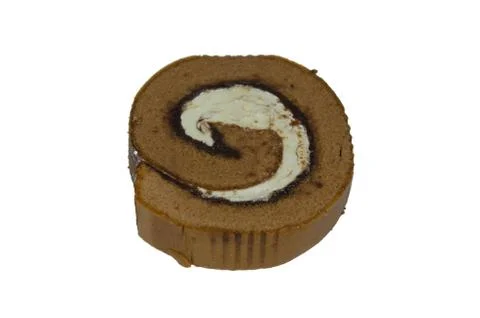 Jam roll coffee. Stock Photos
