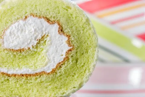 Jam roll,swiss roll Stock Photos