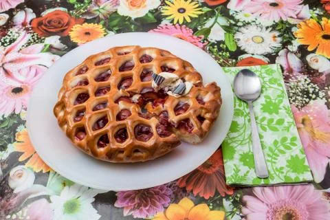 Jam tart Stock Photos