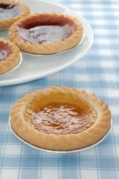 Jam tarts Stock Photos