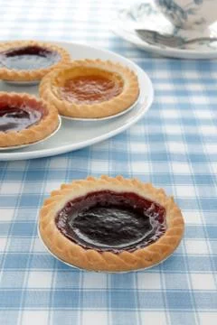 Jam tarts Stock Photos