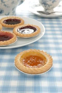 Jam tarts Stock Photos