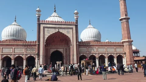 Jama Masjid Stock Footage 305147130
