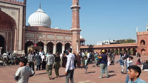 Jama Masjid Stock Footage 305147275