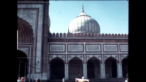 Jama Masjid Side View Stock Footage 276292471