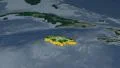 Jamaica extruded. Bumps shaded. 4k or 4k+ Resolution
