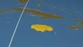 Jamaica extruded. Solids. Graticule. 4k or 4k+ Resolution