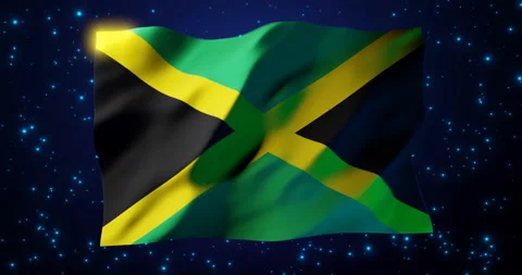 JAMAICA Flag Animation, JAMAICAN Nation... | Stock Video | Pond5