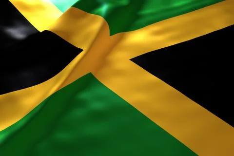 Jamaica flag background 스톡 일러스트