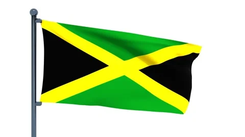 Jamaica Flag Stock Footage 150198552