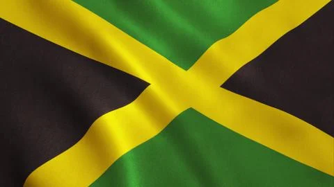 Jamaica Flag Stock Illustration